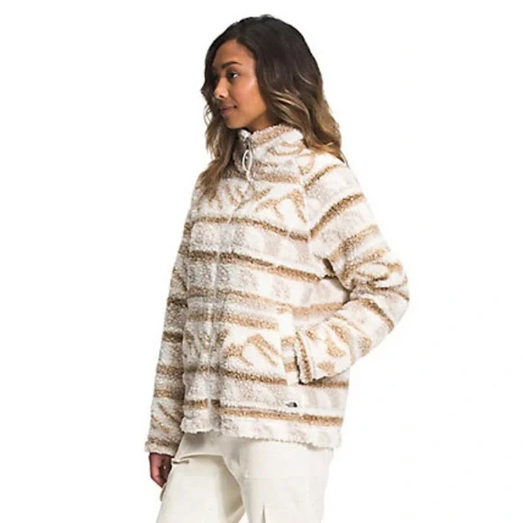 The North Face Women's Printed Ridge Fleece Full-Zip Jacket GDWTNFMTFRLLPRT - Picture 2 of 13